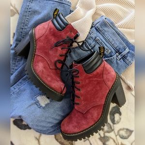 Persephone Dr. Martens in "Wine" US size 8